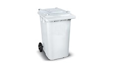 COLETOR 120L BRANCO C/RODA