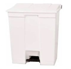 COLETOR 15 LITROS BRANCO COM PEDAL