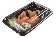 EMBALAGEM PRETA TEMAKI ORIENTAL GO908 25UN