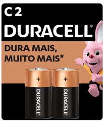 PILHA ALCALINA GRANDE 2UNIDADES TIPO C