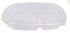 MARMITA OVAL 2 DIVISORIAS 800ML CAIXA 75UNIDADES