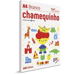PAPEL A4 CHAMEQUINHO BRANCO 100F