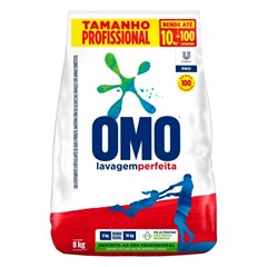 DETERGENTE EM PÓ OMO 8KG LAVANDERIA PRO