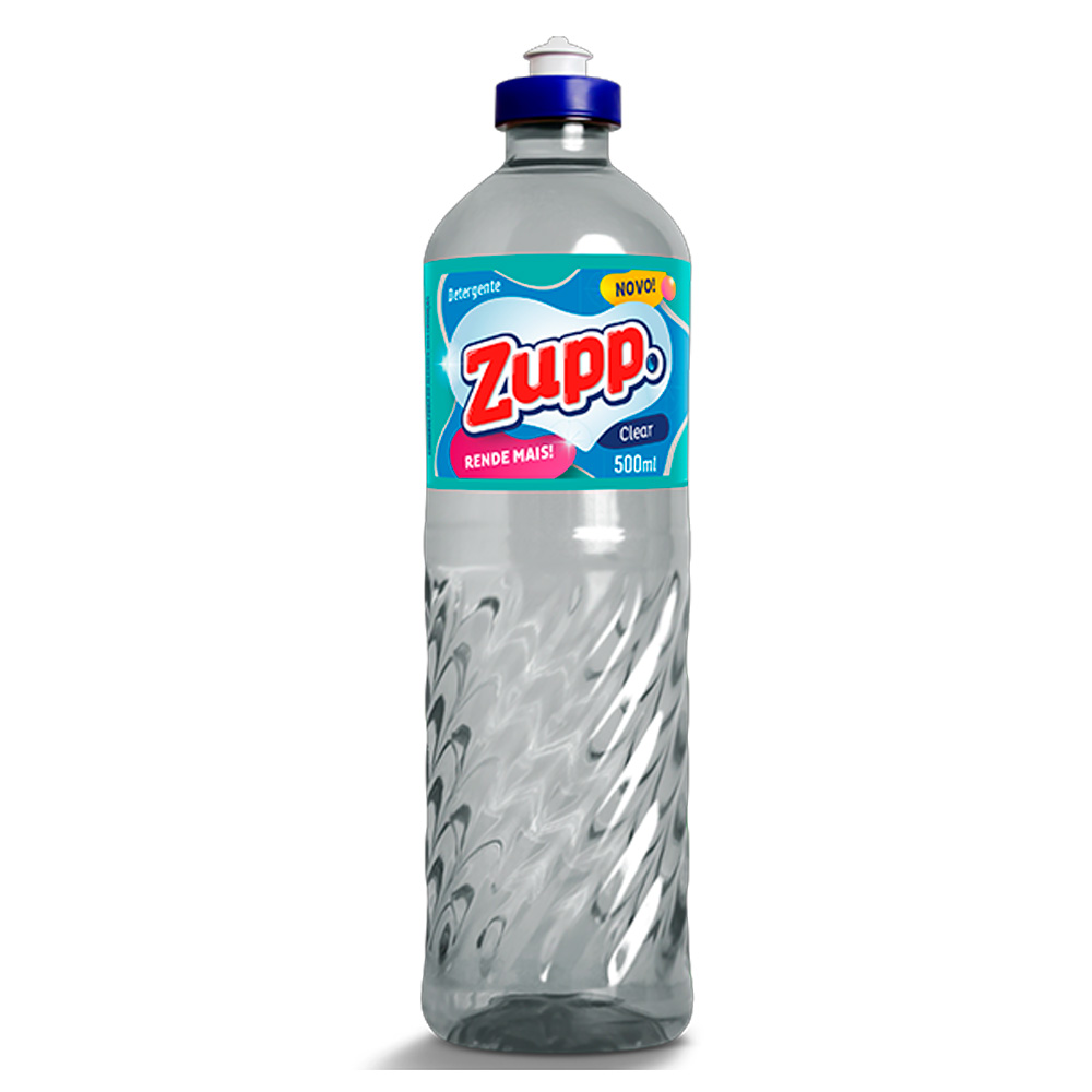 DETERGENTE ZUPP 500ML CLEAR