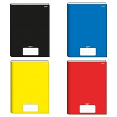 CADERNO CAPA DURA BROCHURA SORTIDO 96 FOLHAS