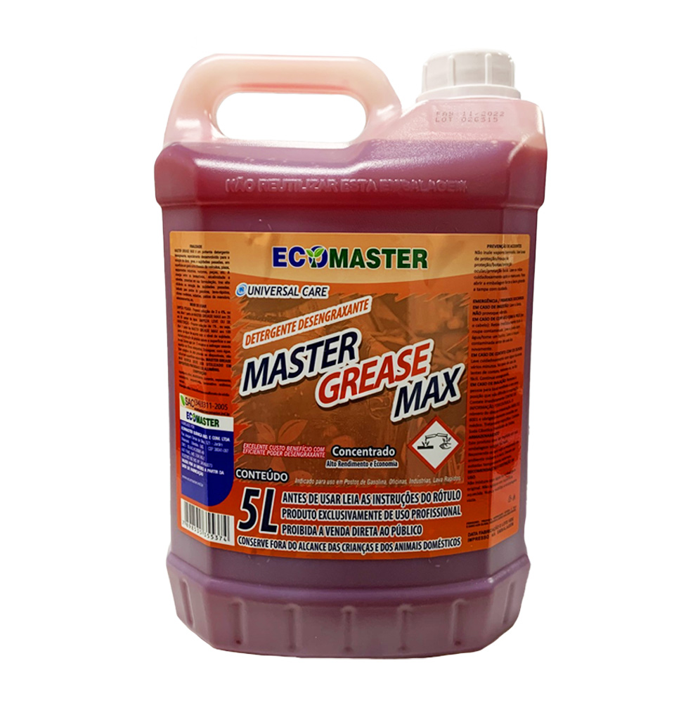 DESENGRAXANTE 5L MASTER GREASE MAX