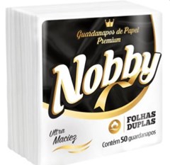 GUARDANAPO NOBBY FOLHA DUPLA 21X22CM 2.400 FOLHAS