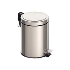 LIXEIRA INOX 5 LITROS COM PEDAL
