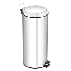 LIXEIRA INOX 30 LITROS COM PEDAL