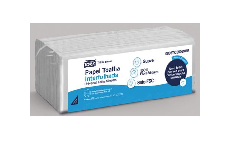 PAPEL TOALHA INTERF FS UNIV 4160FL 55039