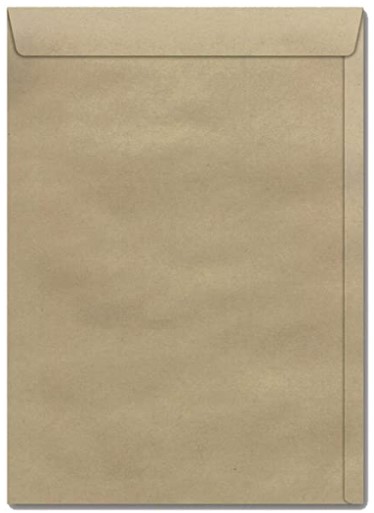 ENVELOPE SACO NATURAL 24X34CM UN