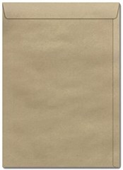 ENVELOPE SACO NATURAL 24X34CM UN