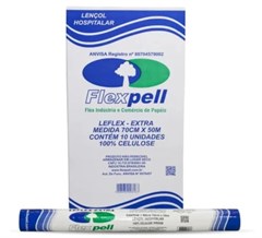 LENÇOL HOSPITALAR 70X50 PICOTADO FLEXPELL 10 ROLOS