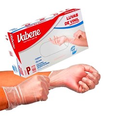 LUVA VINIL SEM PO PEQUENO 100 UNIDADES