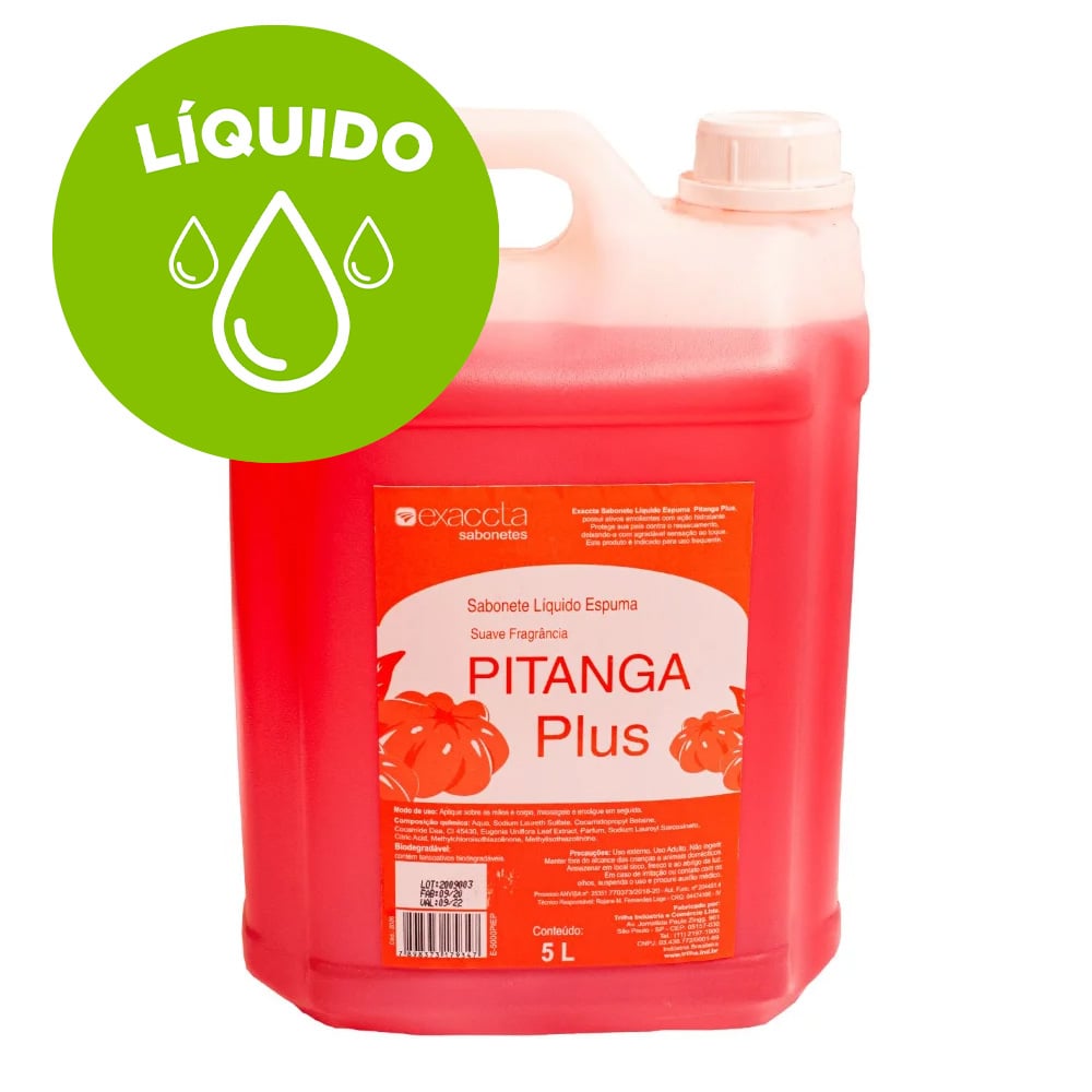 SABONETE LIQUIDO 5L PITANGA PLUS