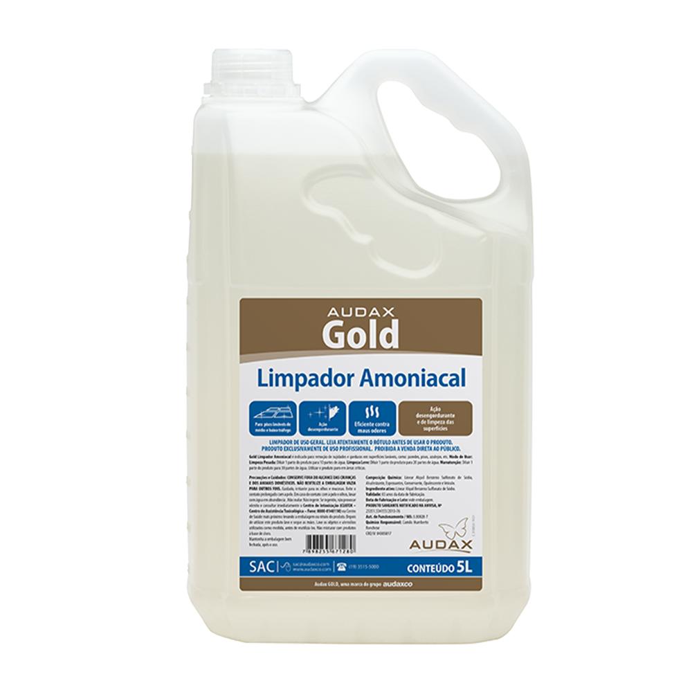 LIMPADOR GOLD 5L AMONIACAL