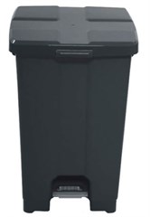 COLETOR 60 LITROS PRETO COM PEDAL