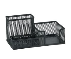 ORGANIZADOR MESA ARAMADO 3 DIVISORIAS PRETO