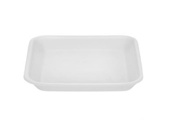 BANDEJA RASA B1 400UN 150X150X18MM BRANCA