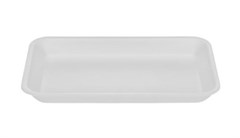 BANDEJA RASA B2 400UN 210X140X17MM BRANCA