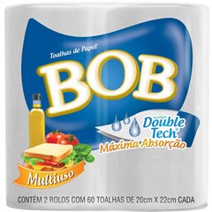 PAPEL TOALHA ROLO MULTI-USO 2X400MT