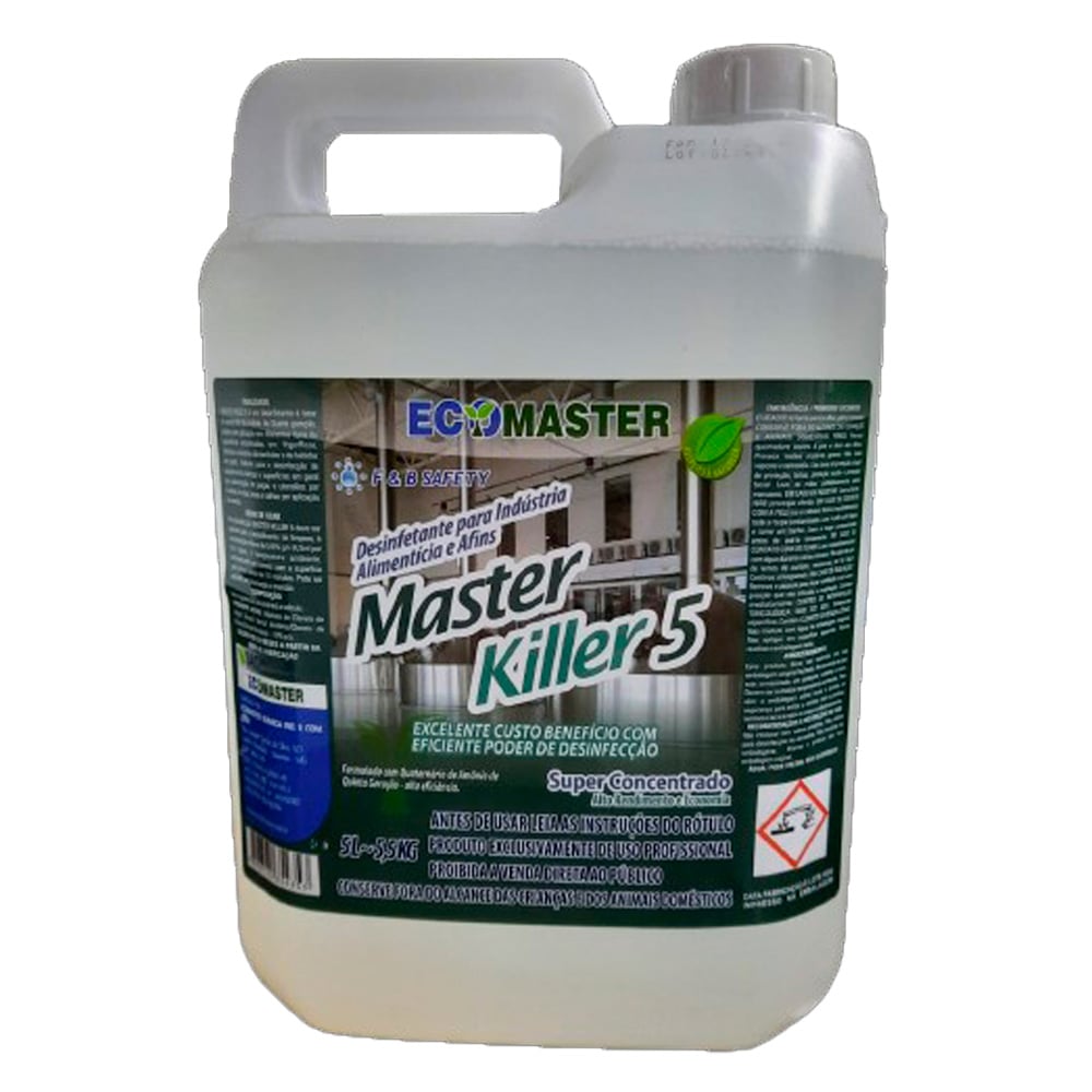 DESINFETANTE 5L MASTER KILLER