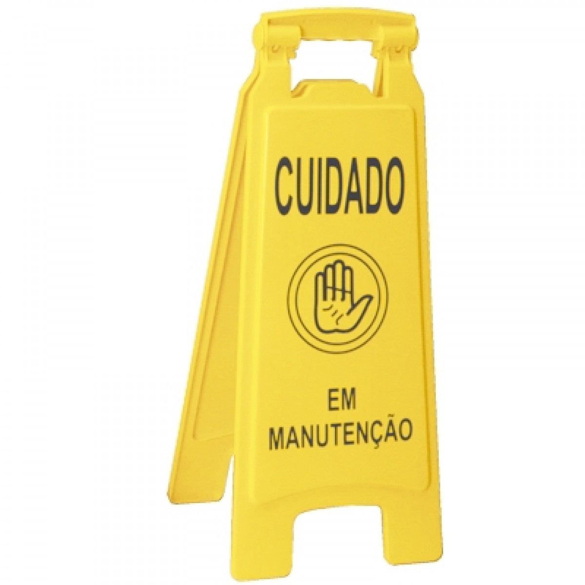 PLACA SINALIZACAO CUIDADO EM MANUTENCAO