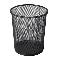 LIXEIRA ARAMADA 9 LITROS PRETO