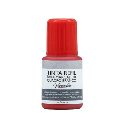 TINTA PINCEL QUADRO BRANCO 20ML VERMELHO