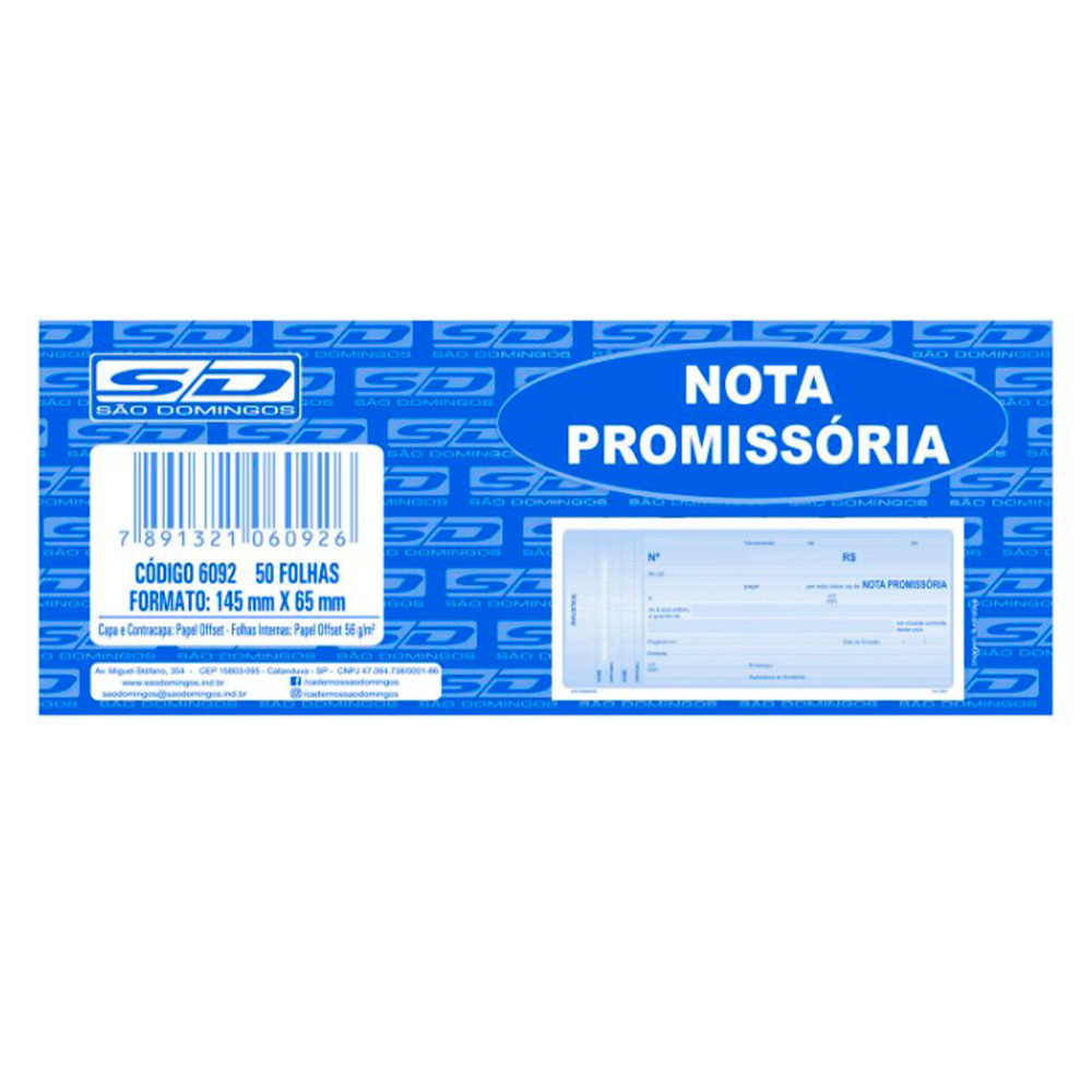 NOTA PROMISSORIA 50FLS