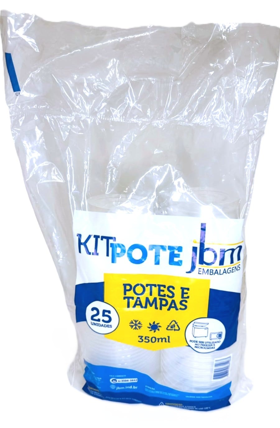KIT POTE/TAMPA 350ML 400 UNIDADES