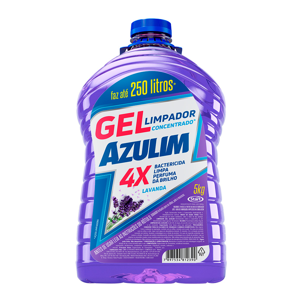 LIMPADOR GEL LAVANDA 5L