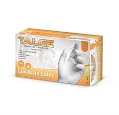 LUVA LATEX COM PÓ MÉDIA PROCEDIMENTO NÃO CIRÚRGICO 100UN