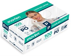 LUVA LATEX COM PÓ PARA PROCEDIMENTO NÃO CIRÚRGICO 100UN