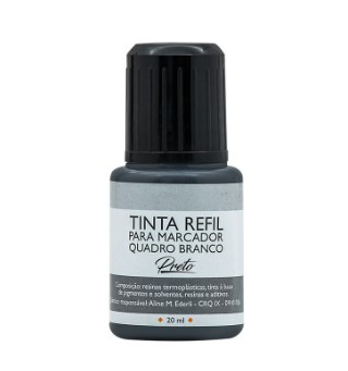 TINTA PINCEL QUADRO BRANCO 20ML PRETO