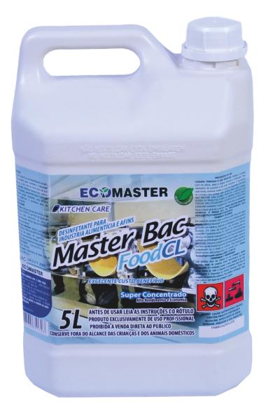 DETERG DESINF 5L MASTER BAC FOOD CL