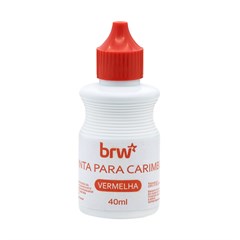 TINTA CARIMBO 40ML VERMELHO