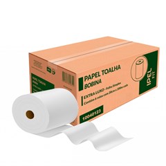 PAPEL TOALHA ROLO FOLHA SIMPLES TRANSP 019 6X200 METROS