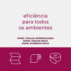PAPEL HIGIÊNICO ROLO FOLHA SIMPLES H300RS 8X300 METROS