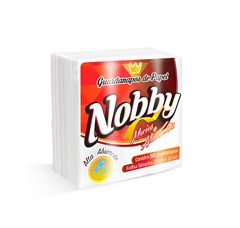 GUARDANAPO NOBBY FOLHA SIMPLES 21X22CM 48X50 FOLHAS