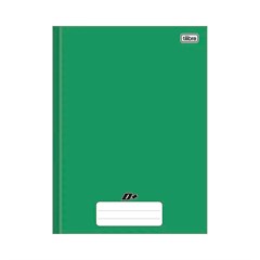 CADERNO BROCHURA PEQUENO VERDE 48 FOLHAS