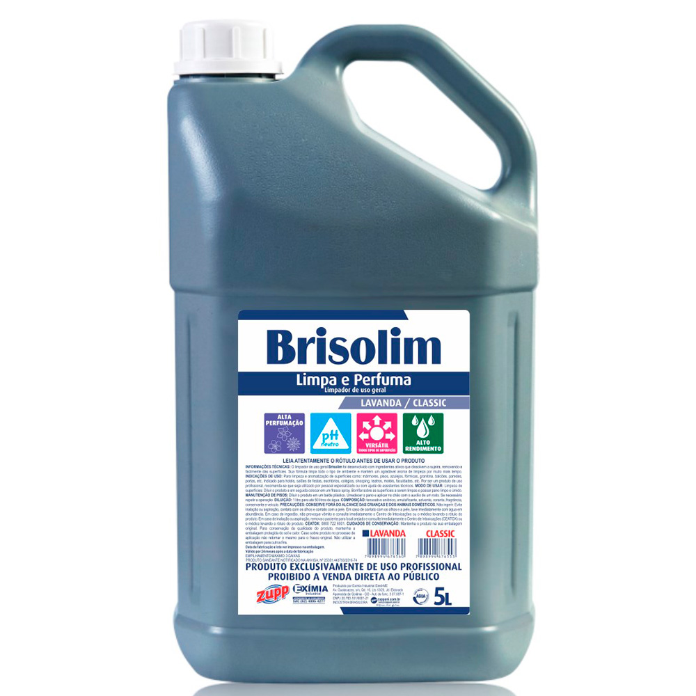 LIMPADOR BRISOLIM 5L LAVANDA