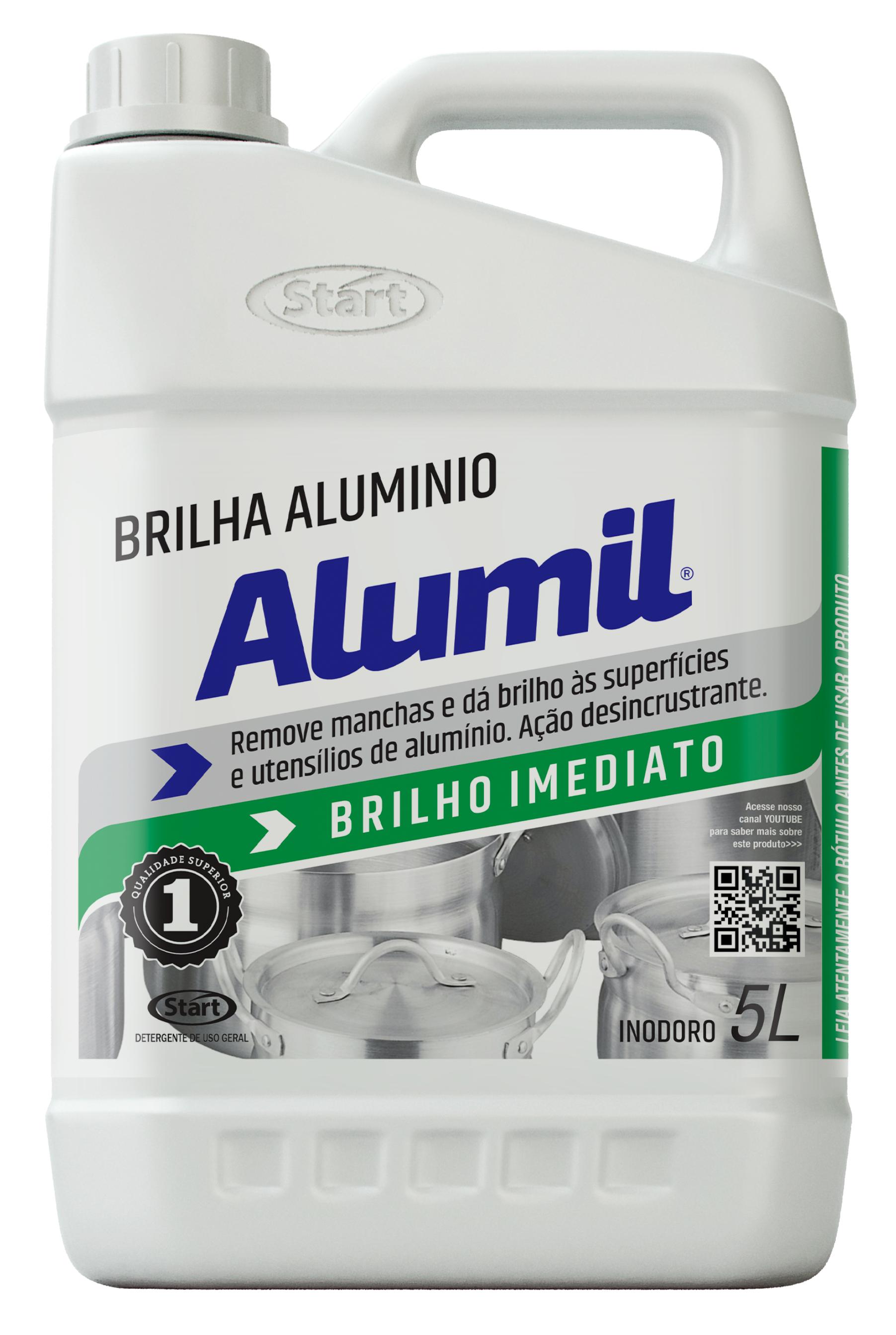 LIMPA ALUMINIO ALUMIL PLUS VERDE 5 LITROS