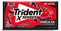CHICLETE TRIDENT 8G XSENSES CEREJA ICE