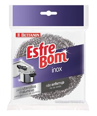 ESPONJA METALICA INOX ESFREBOM