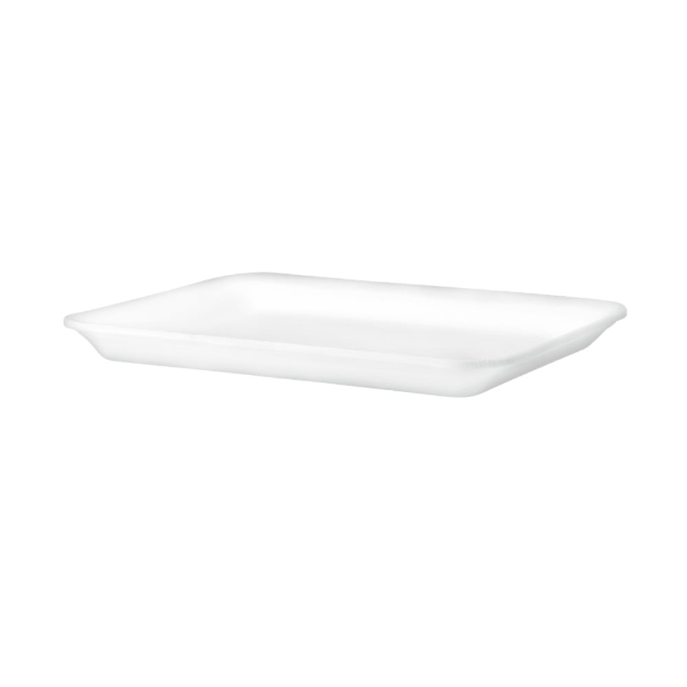 BANDEJA RASA B3 400UN 235X180X16MM BRANCA