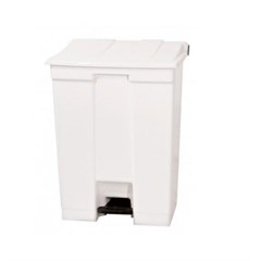 COLETOR 60 LITROS BRANCO COM PEDAL
