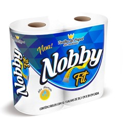 PAPEL TOALHA ABSORVENTE NOBBY FIT 2RL
