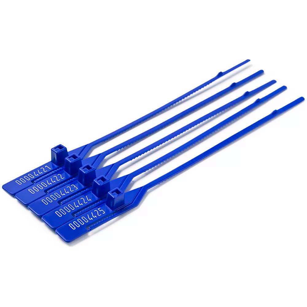 LACRE PARA MALOTE 23CM  AZUL PCT C/100