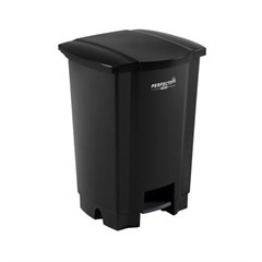 COLETOR 50 LITROS PRETO COM PEDAL